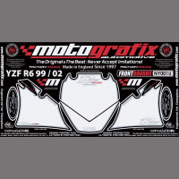 Motografix Stone Chip Protection front Yamaha YZF R6 1999-2002 NY001U Motografix Stone Chip Protection front Yamaha YZF R6 1999-2002 NY001U