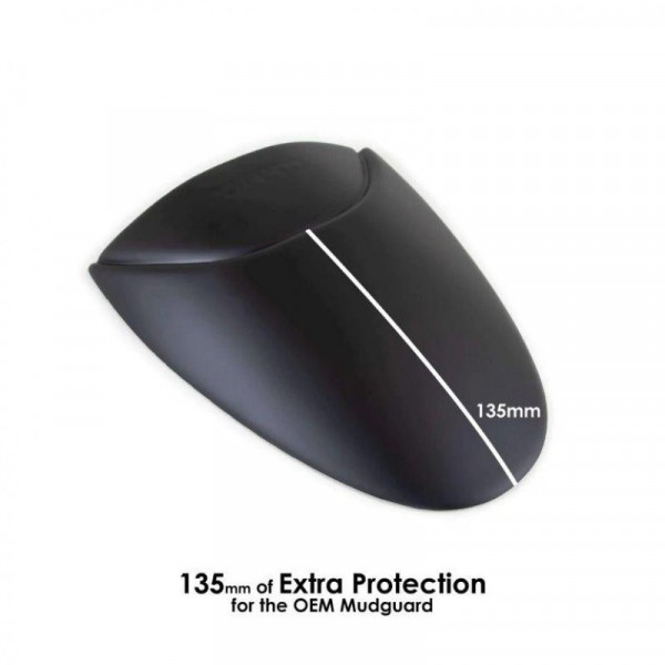 Pyramid Hinterradabdeckung Verlängerung Schwarz Matt passend für Husqvarna Svartpilen & Vitpilen