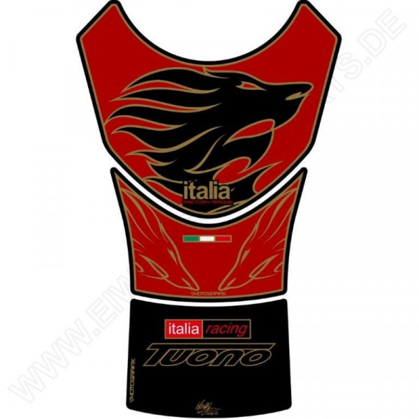 Aprilia Tuono Motorcycle Tank Pad Motografix 3D Gel Protector TA016R
