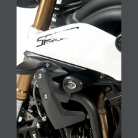 R&G Crash Protectors front "No Cut" Triumph Speed Triple 1050 / R / S / RS 2011- R&G Crash Protectors front "No Cut" Triumph Speed Triple 1050 / R / S / RS 2011-