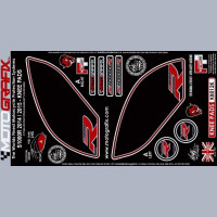 Motografix Fuel Tank Guard Knee Pads fits BMW S 1000 R 2014-2016 Motografix Fuel Tank Guard Knee Pads fits BMW S 1000 R 2014-2016