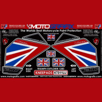 Motografix Fuel Tank Guard Knee Pads Triumph TIGER 1200 2012-2017 KT011UJ Motografix Fuel Tank Guard Knee Pads Triumph TIGER 1200 2012-2017 KT011UJ