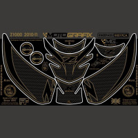 Motografix Fuel Tank Guard Knee Pads KAWASAKI Z1000 2010- KK019CA Motografix Fuel Tank Guard Knee Pads KAWASAKI Z1000 2010- KK019CA