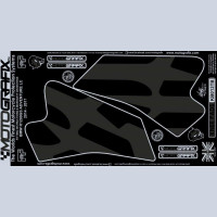 Motografix Tankschutz Knie Pads passend für BMW R1200 GS Adventure 2014 Motografix Tankschutz Knie Pads passend für BMW R1200 GS Adventure 2014