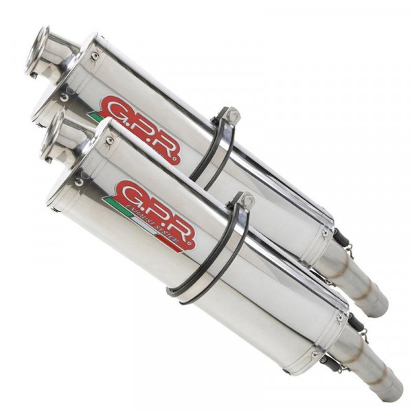 GPR Exhaust System Ducati Super Sport 900 Ss 1991/97 Pair Homologated slip-on exhaust Trioval