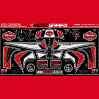 Motografix Stone Chip Protection tail Honda CBR 1000 RR 2012- RH014RK Motografix Stone Chip Protection tail Honda CBR 1000 RR 2012- RH014RK