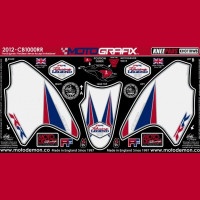 Motografix Tankschutz Knie Pads passend für Honda CBR 1000 RR Fireblade 2012-2016 Motografix Tankschutz Knie Pads passend für Honda CBR 1000 RR Fireblade 2012-2016