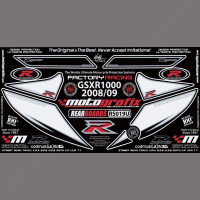 Motografix Stone Chip Protection tail Suzuki GSX-R 600 / 750 2008-2010 RS018U Motografix Stone Chip Protection tail Suzuki GSX-R 600 / 750 2008-2010 RS018U