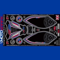 Motografix Tankschutz Knie Pads passend für BMW S1000 RR 2012-2014 Motografix Tankschutz Knie Pads passend für BMW S1000 RR 2012-2014