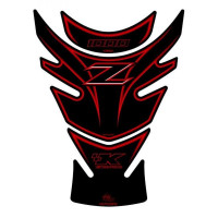 Motografix Kawasaki Z 1000 Black / Red 3D Gel Tank Pad Protector TK014R Motografix Kawasaki Z 1000 Black / Red 3D Gel Tank Pad Protector TK014R