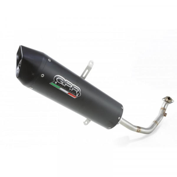 GPR Exhaust System Kymco Downtown 125 2021/2023 e5 Racing full system FURORE NERO