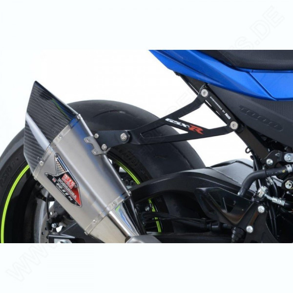 R&G Racing Exhaust Hanger Kit BLACK Suzuki GSX-R 1000 2017-