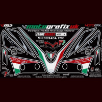Motografix Stone Chip Protection front Ducati Multistrada 1200 2010-2014 ND011K Motografix Stone Chip Protection front Ducati Multistrada 1200 2010-2014 ND011K