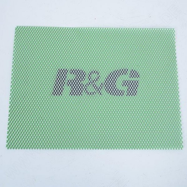 R&G Racing Radiator Guard "GREEN" Universal Mesh 40,6 x 30,5 cm