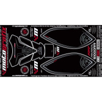 Motografix Tankschutz Knie Pads passend für BMW S1000 RR 2009-2011 Motografix Tankschutz Knie Pads passend für BMW S1000 RR 2009-2011