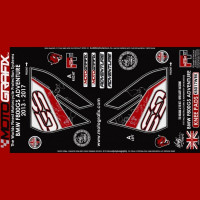 Motografix Tankschutz Knie Pads passend für BMW F800 GS Adventure 2013-2017 Motografix Tankschutz Knie Pads passend für BMW F800 GS Adventure 2013-2017