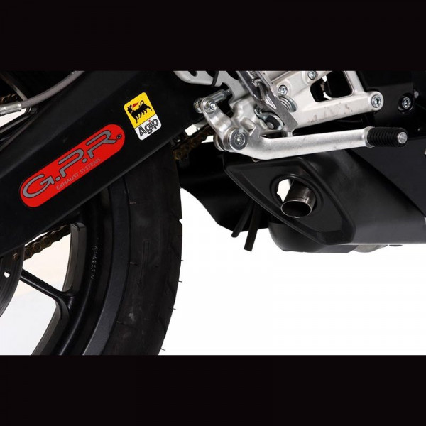 Derbi Gpr 125 2009-2010, Alluminio Ghost, Homologated legal full system exhaust, including removable