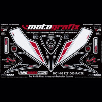 Motografix Stone Chip Protection front Yamaha FZS 1000 Fazer NY012R 01-05 Motografix Stone Chip Protection front Yamaha FZS 1000 Fazer NY012R 01-05