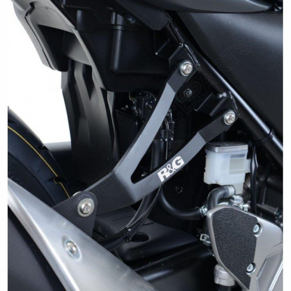 R&G Racing Exhaust Hanger BLACK Suzuki SV 650 2016- / SV 650 X 2018-