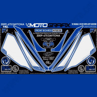 Motografix Stone Chip Protection front Triumph Daytona 675 2009-2012 NT003B Motografix Stone Chip Protection front Triumph Daytona 675 2009-2012 NT003B