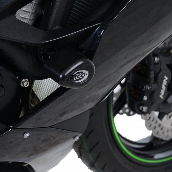 R&G Racing Crash Protectors "No Cut" Kawasaki Ninja ZX-6 R 636 2019-